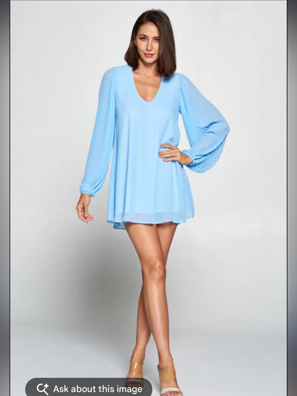 NWT Blue Sleeveless Scoop Neck Dress🌺Fridays event price
